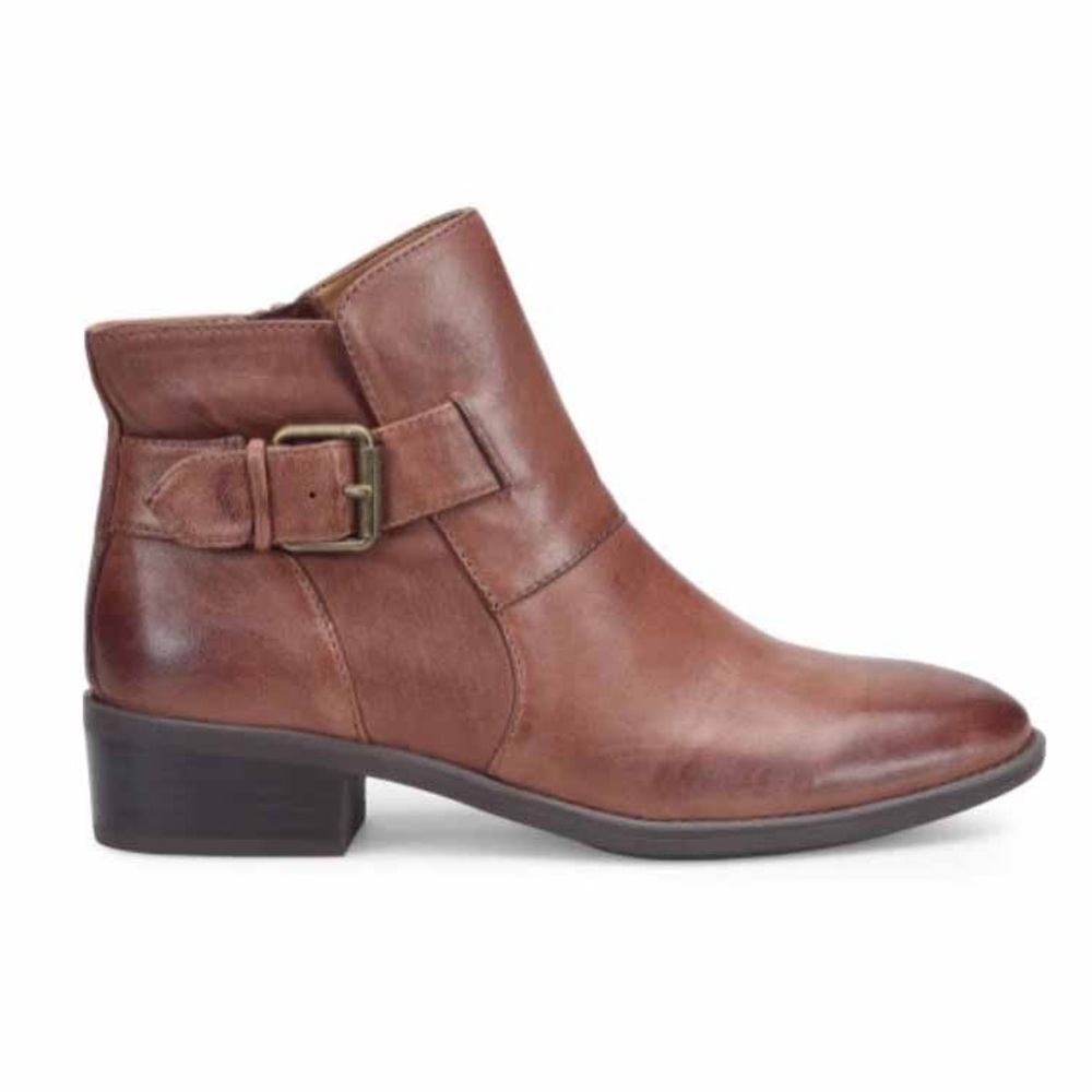 Woman’s Wide Comfortiva Cardee Caffee Ankle Bootie